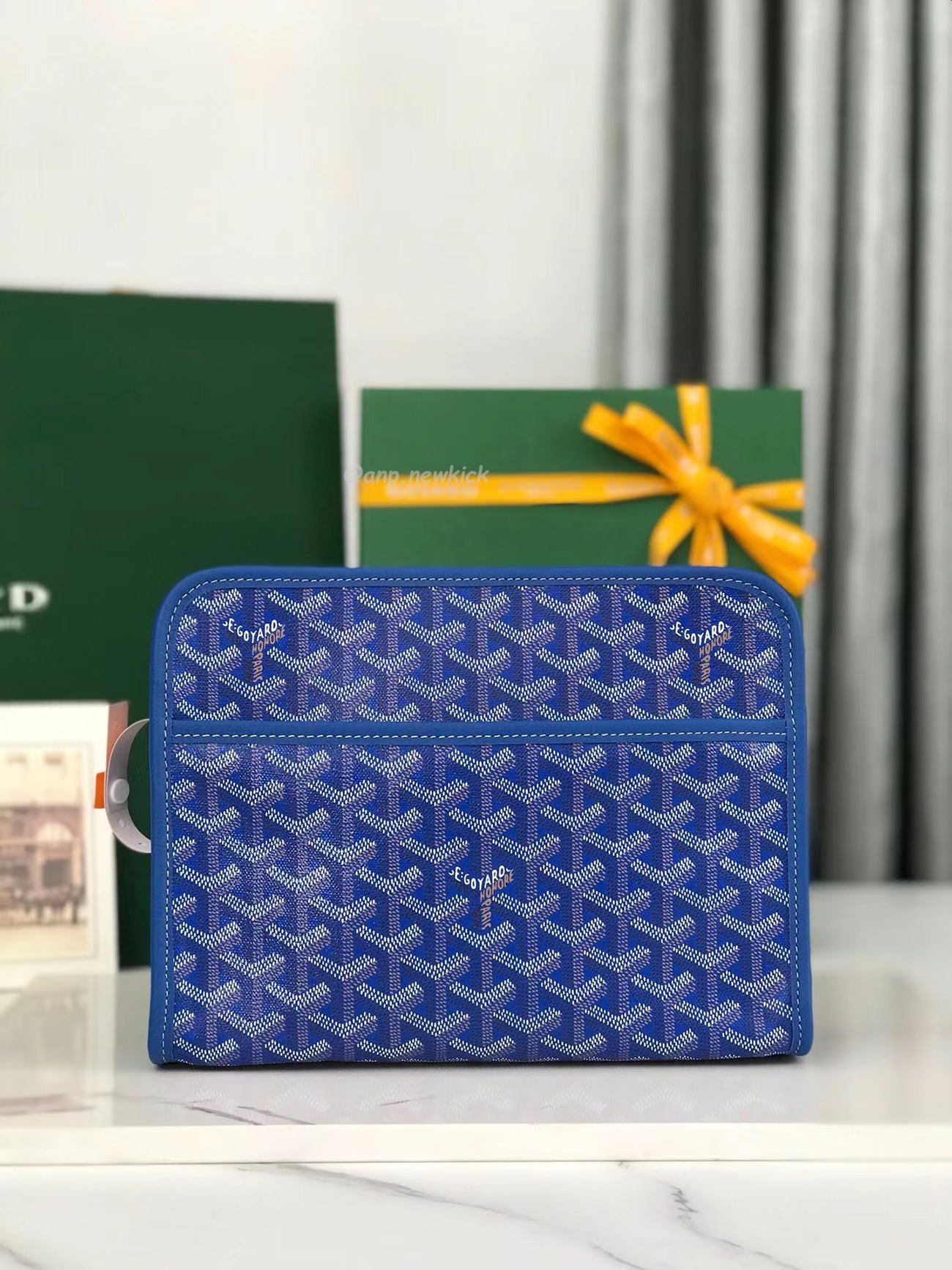 Goyard Jouvence Toiletry Bag Mm Green Black White Blue Purple Red Yellow (29) - newkick.app